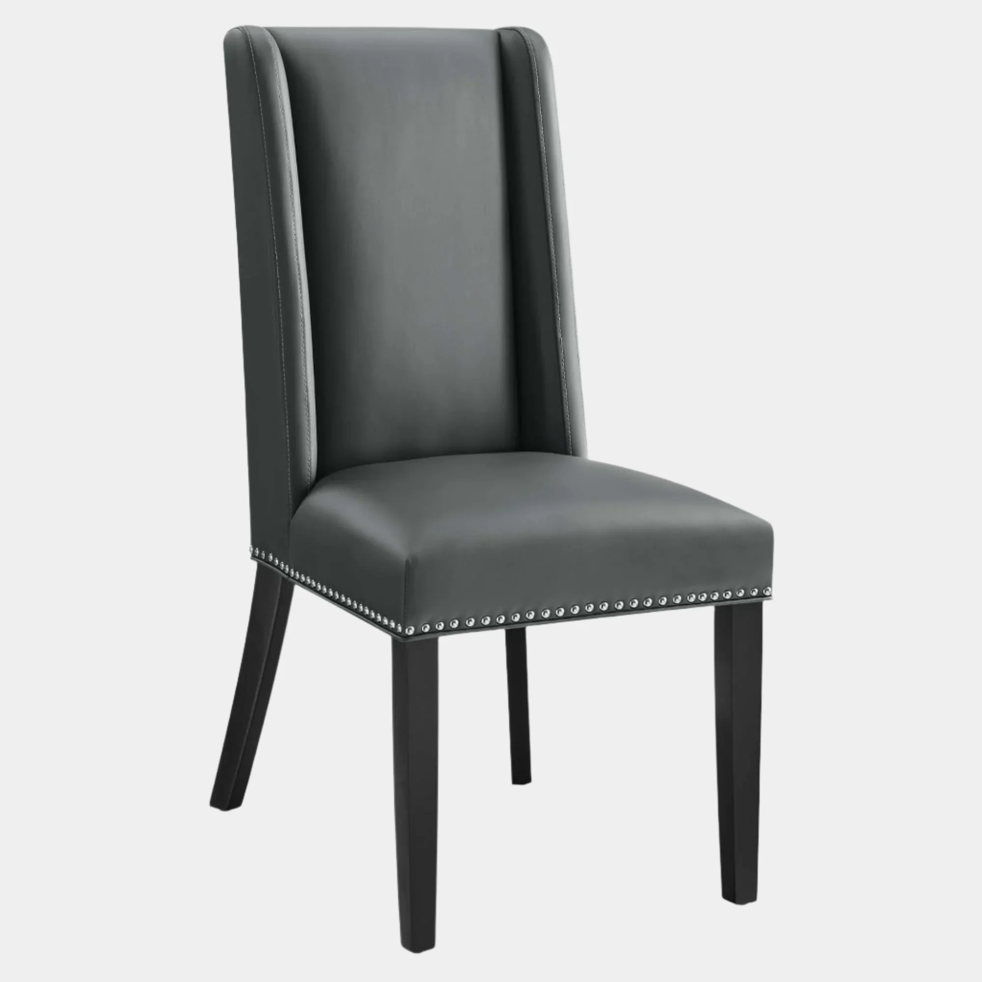 Baron Vegan Leather Dining Chair - Image 5