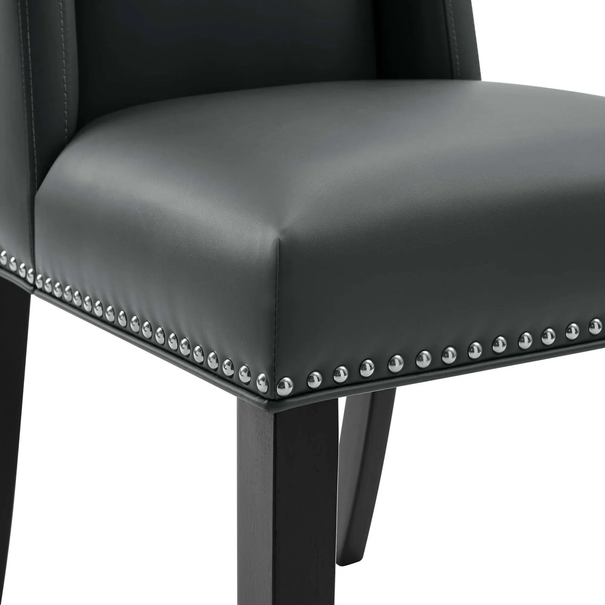 Baron Vegan Leather Dining Chair - Image 9