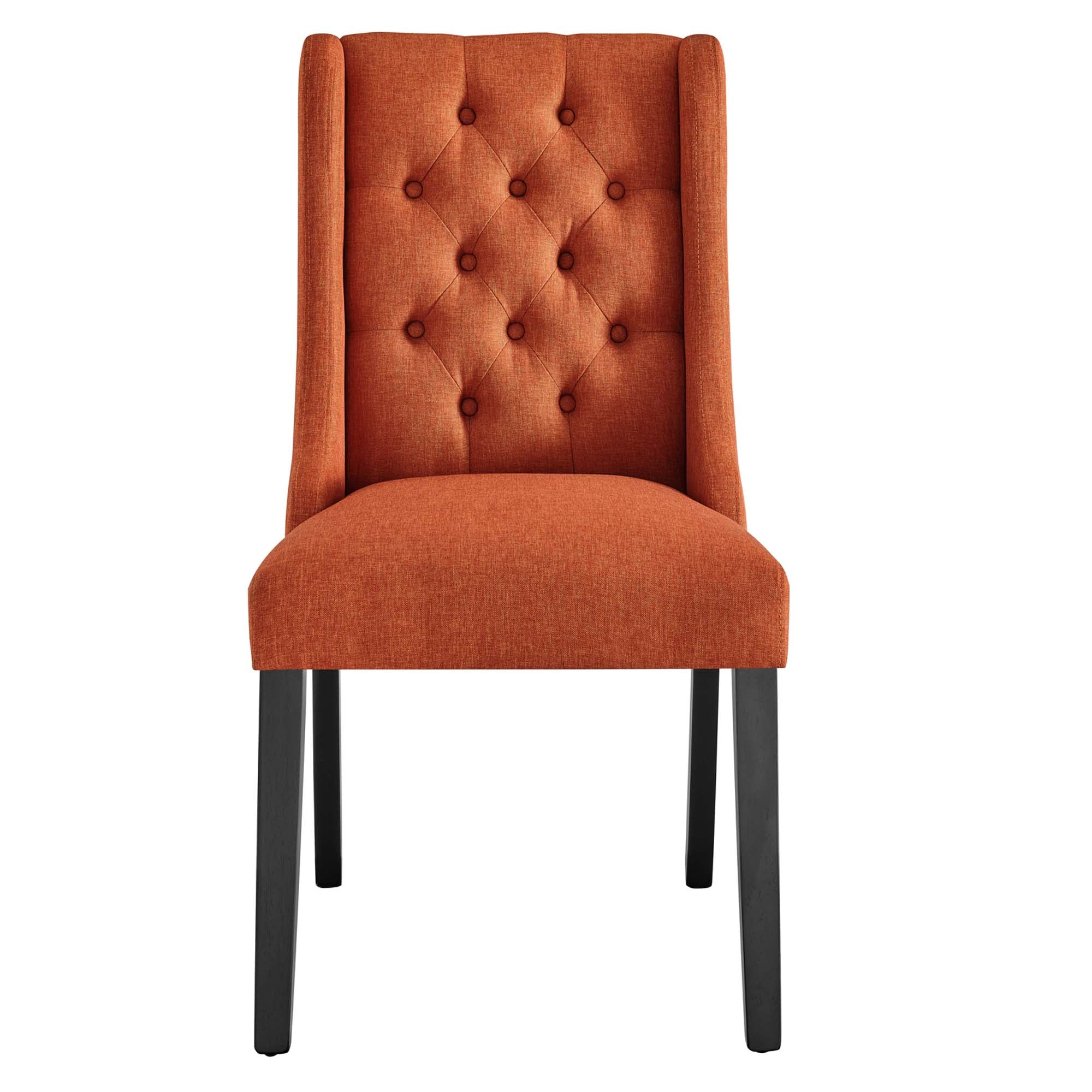 Baronet Button Tufted Fabric Dining Chair - Image 20