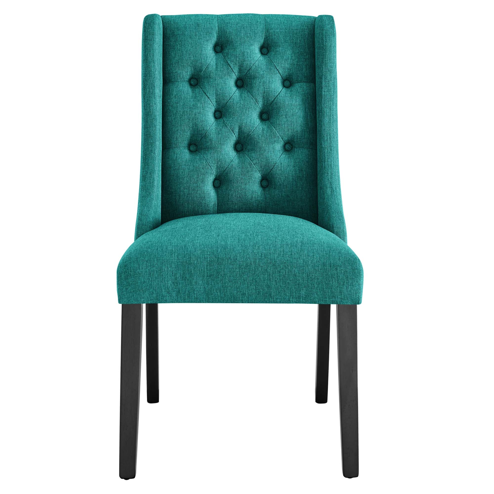 Baronet Button Tufted Fabric Dining Chair - Image 28