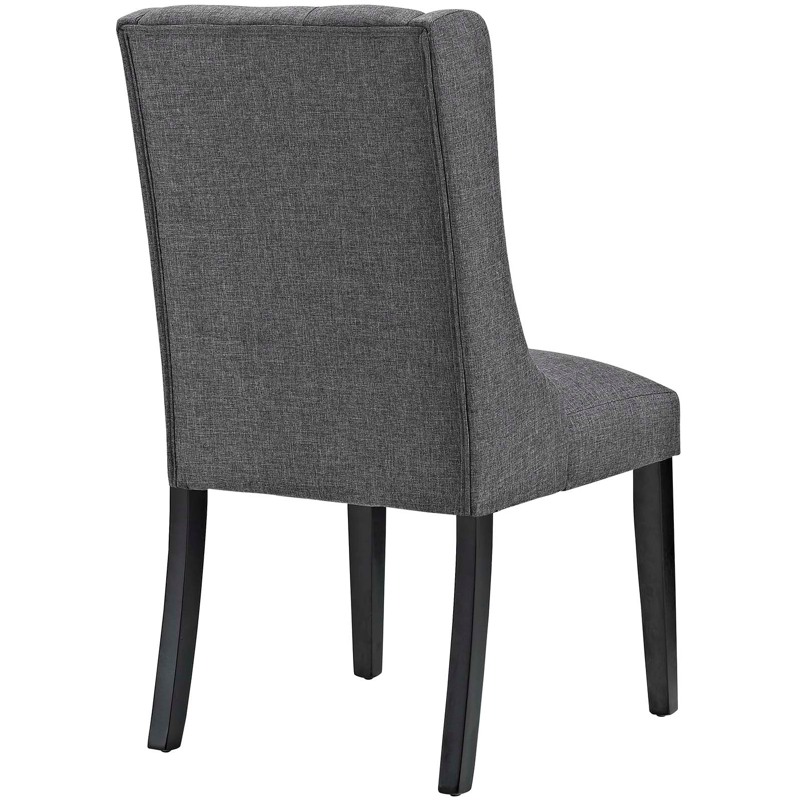 Baronet Button Tufted Fabric Dining Chair - Image 7