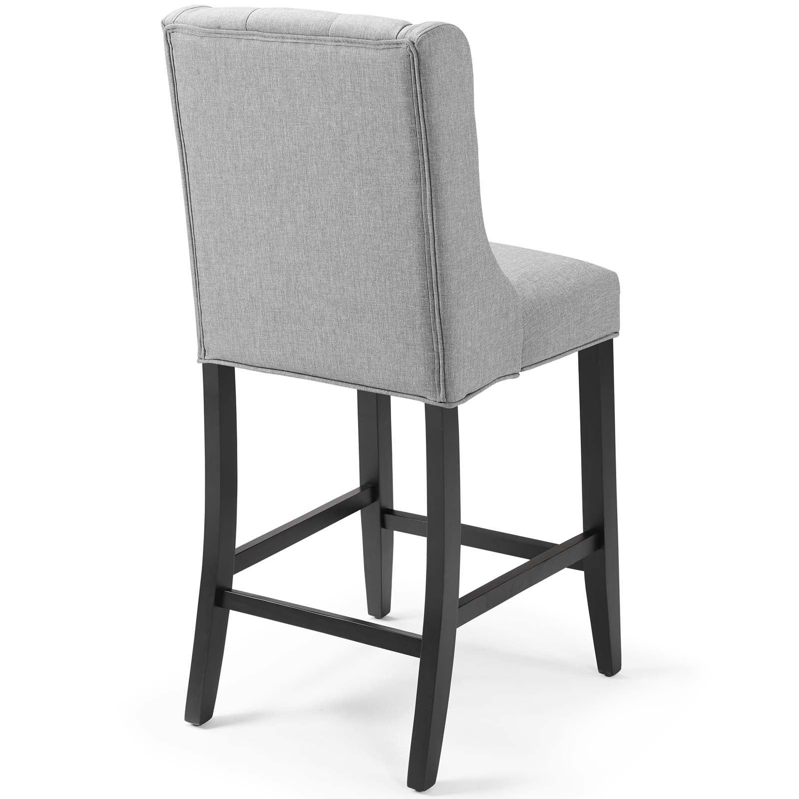 Baronet Upholstered Fabric Counter Bar Stool Set of 2 - Image 19
