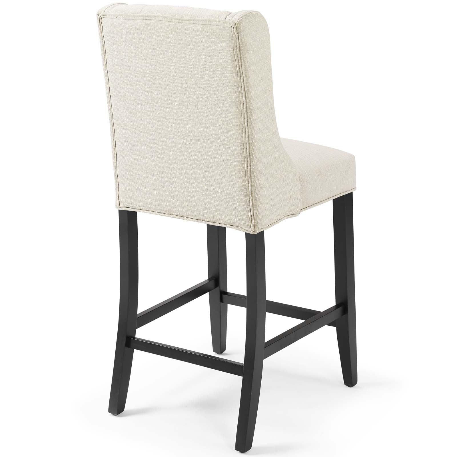Baronet Upholstered Fabric Counter Bar Stool Set of 2 - Image 26