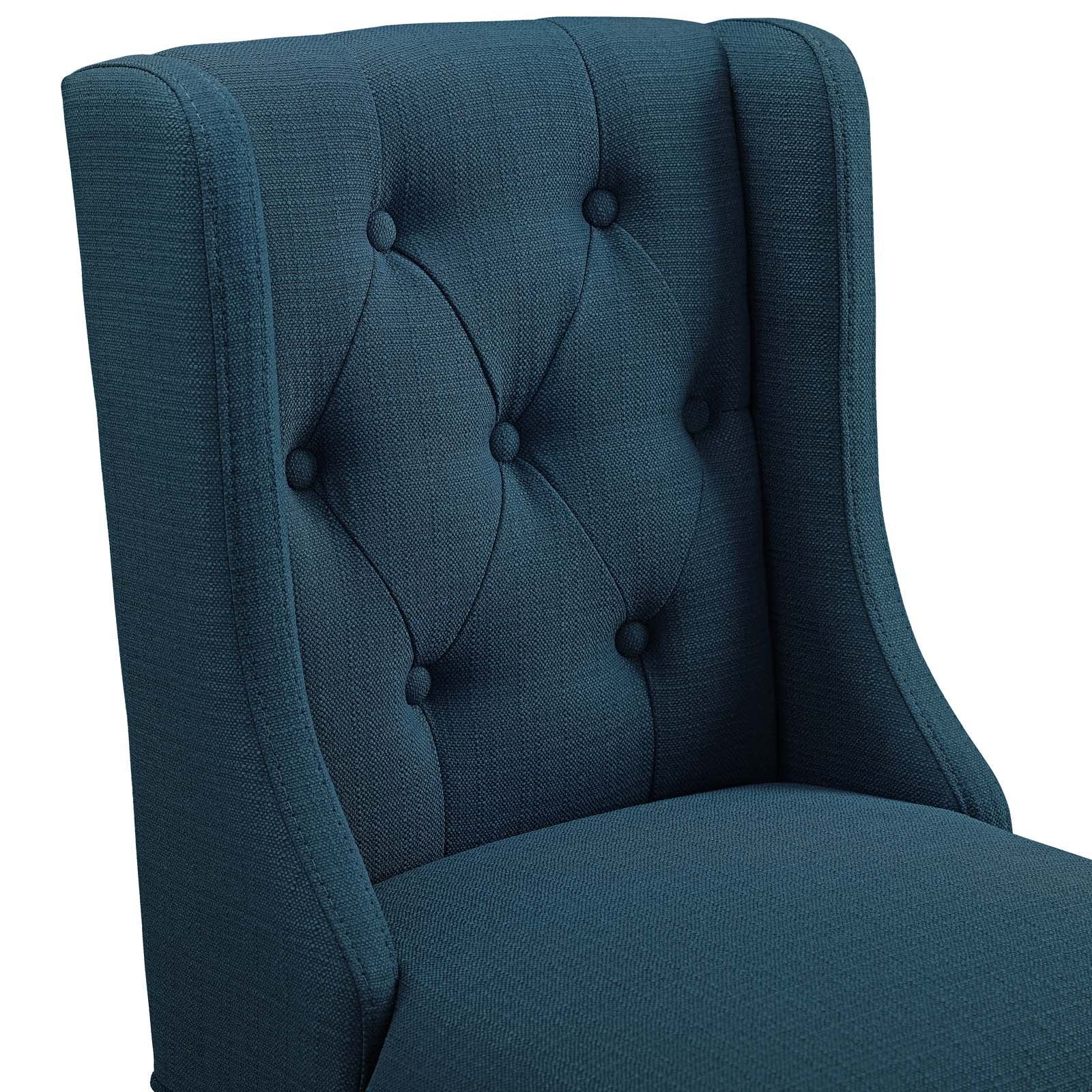 Baronet Upholstered Fabric Counter Bar Stool Set of 2 - Image 7
