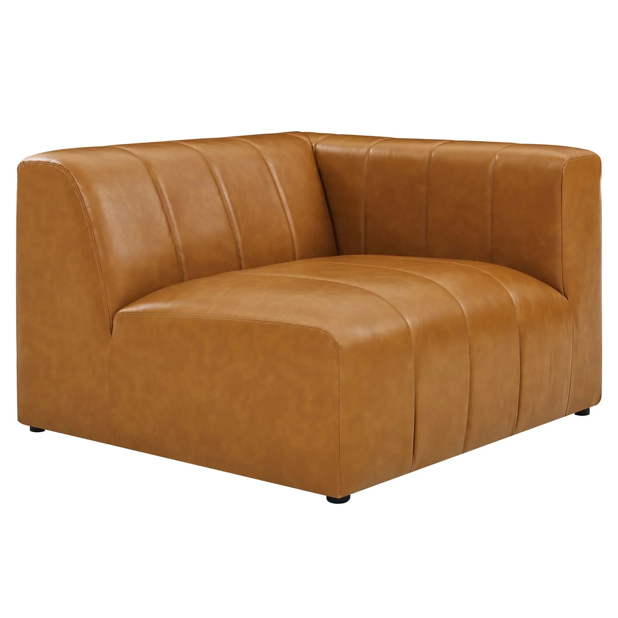 Bartlett Vegan Leather 5-Piece Sectional Sofa - Image 4