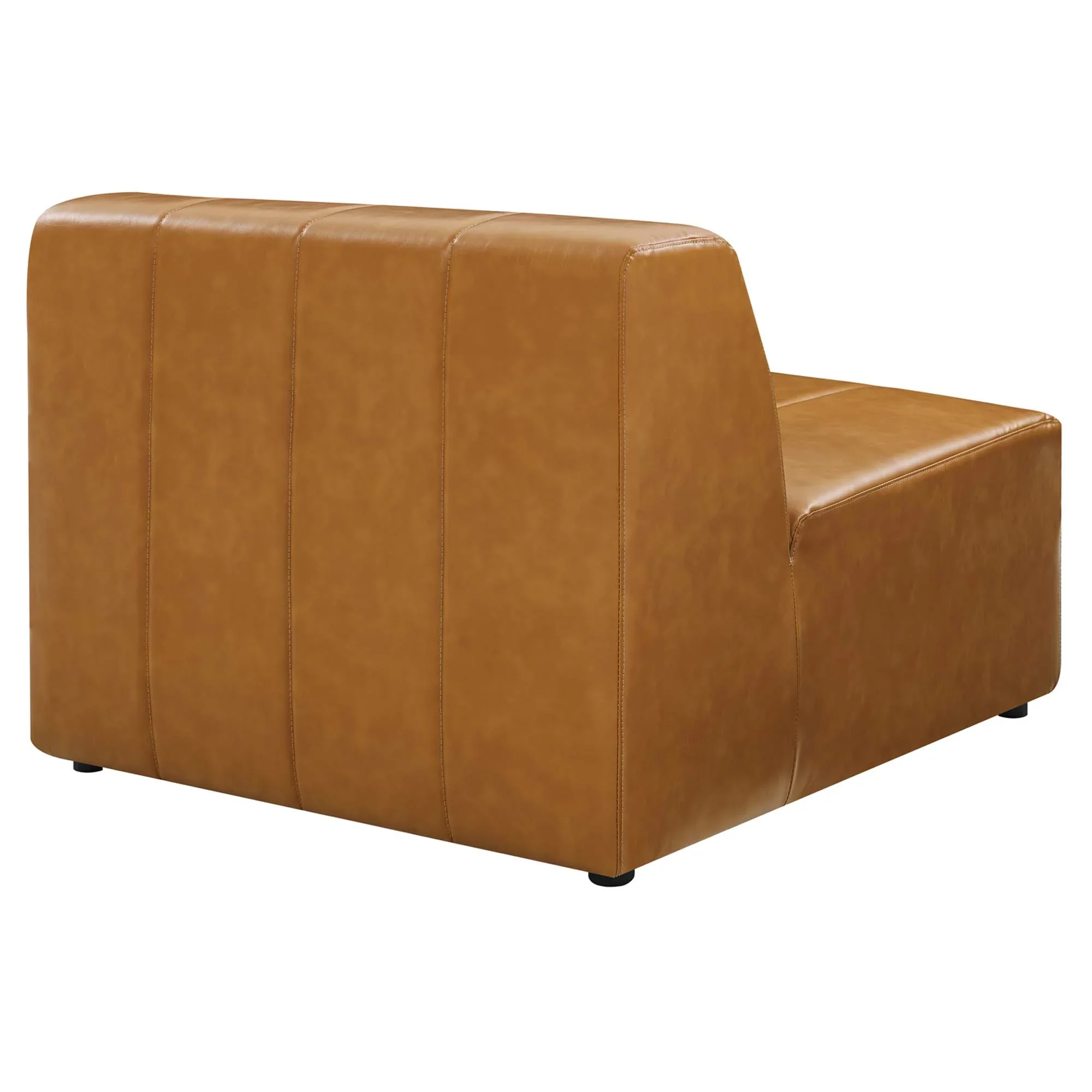 Bartlett Vegan Leather Armless Chair - Image 4
