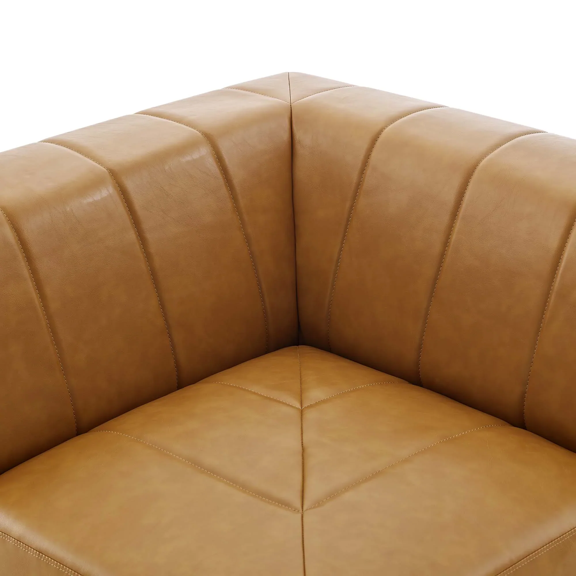 Bartlett Vegan Leather Corner Chair - Image 5