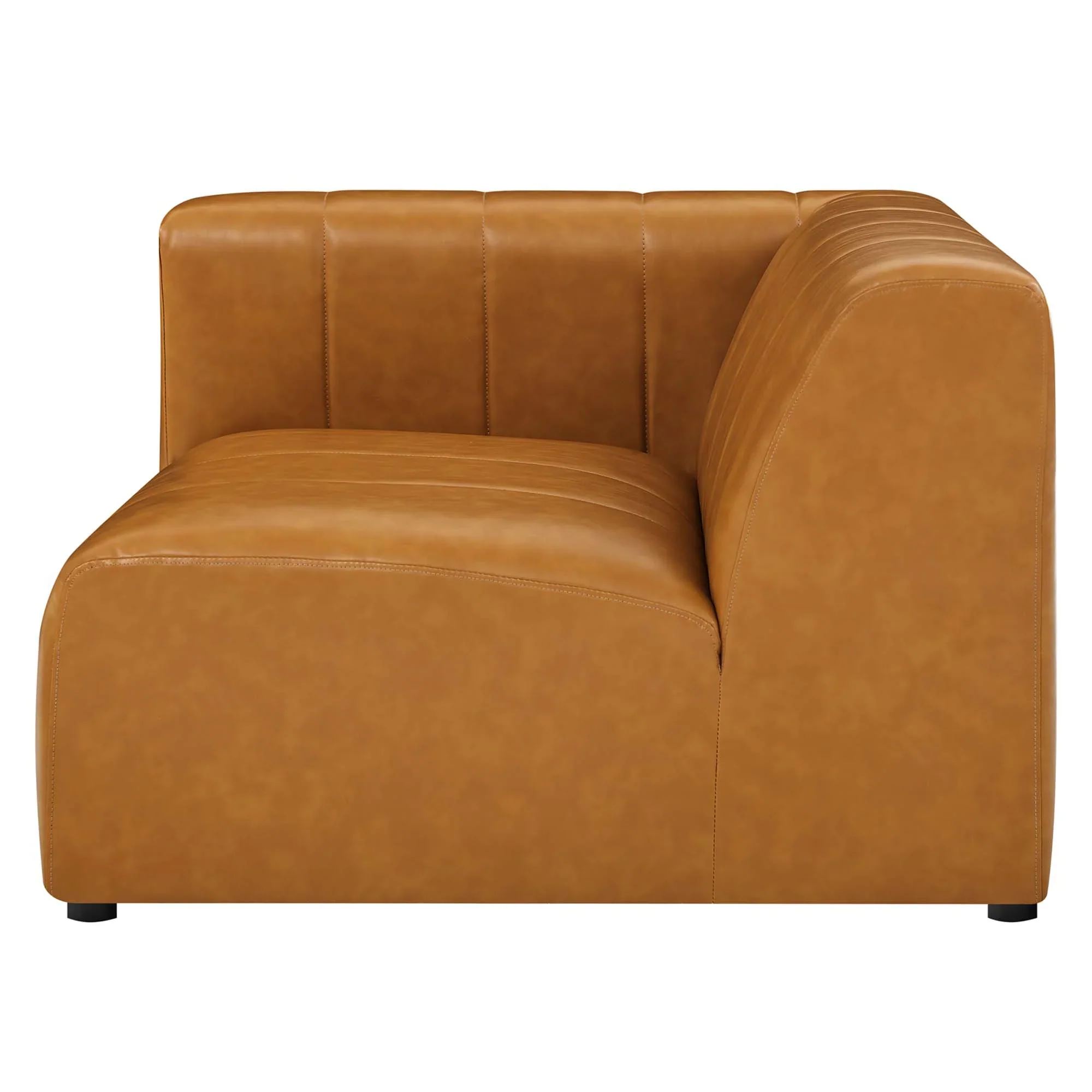 Bartlett Vegan Leather Left-Arm Chair - Image 3