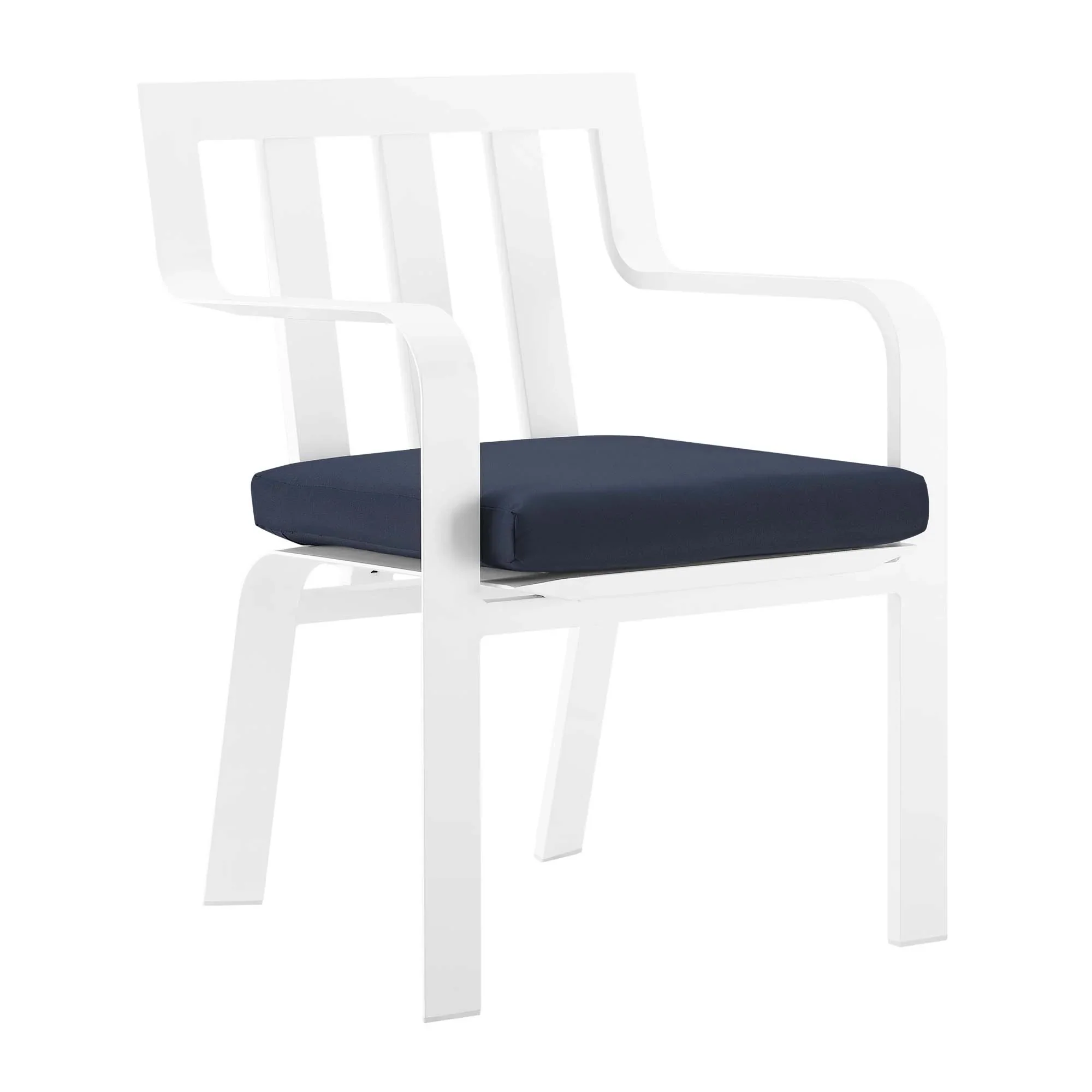 Baxley Outdoor Patio Aluminum Armchair Set of 2 - Image 12