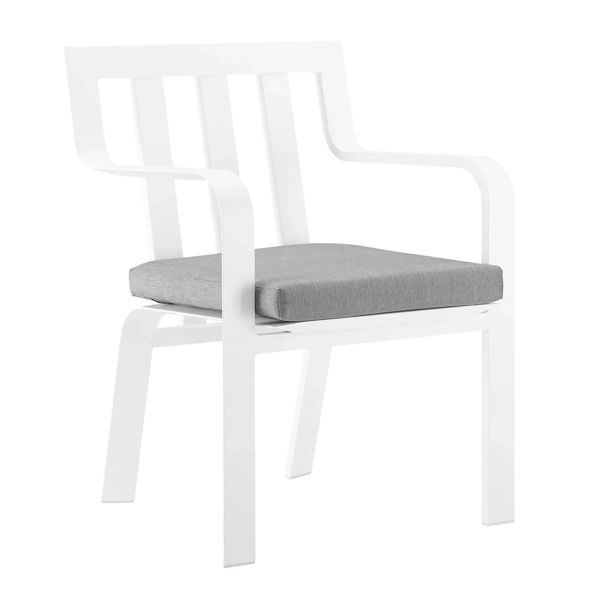Baxley Outdoor Patio Aluminum Armchair Set of 2 - Image 4