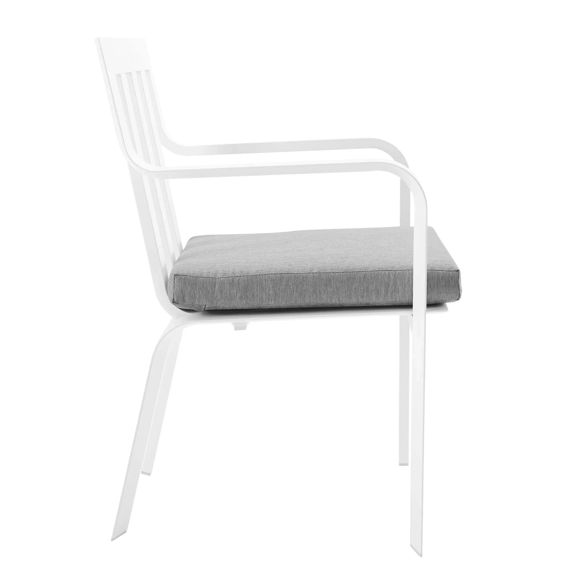 Baxley Outdoor Patio Aluminum Armchair Set of 2 - Image 6