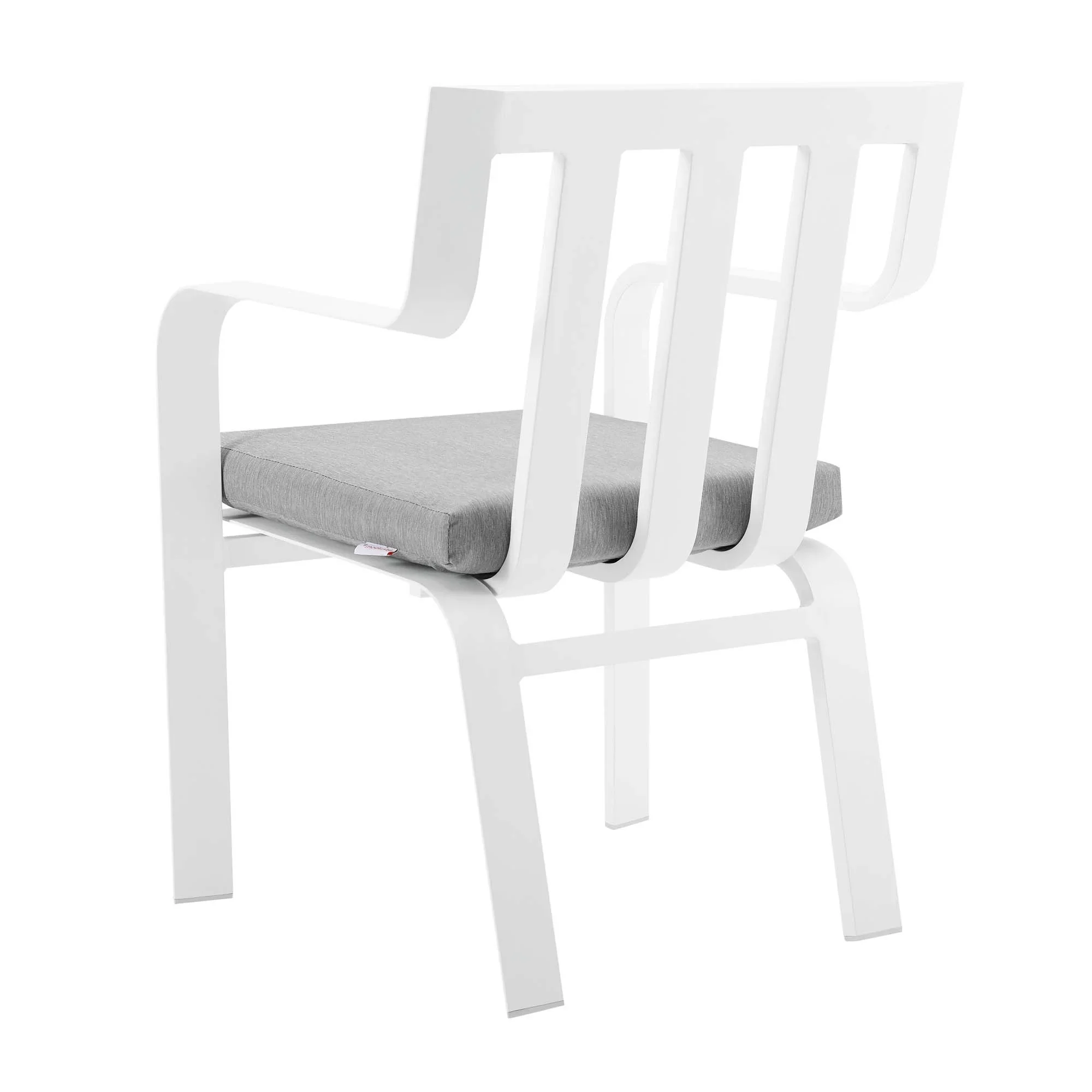 Baxley Outdoor Patio Aluminum Armchair Set of 2 - Image 7