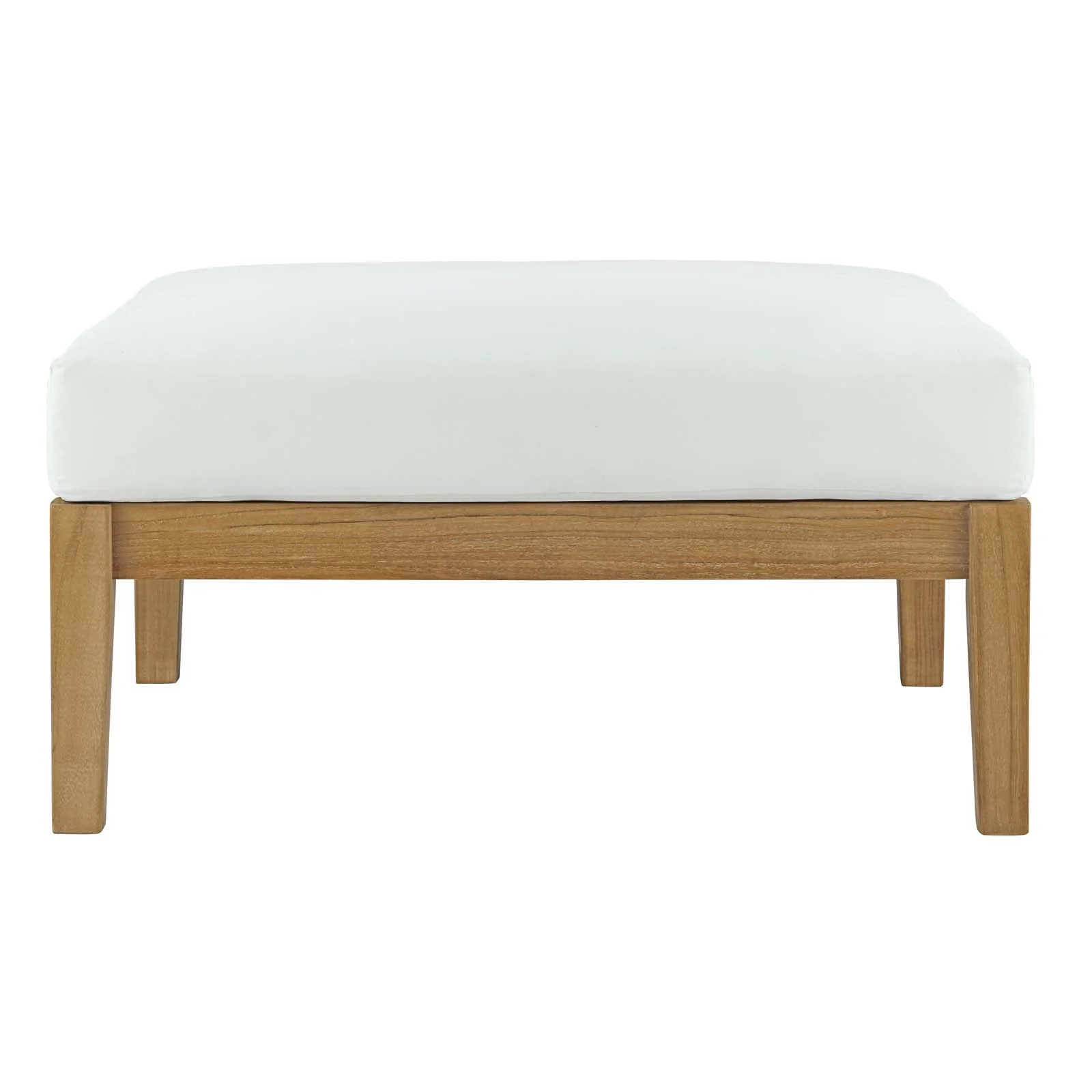 Bayport 6 Piece Outdoor Patio Teak Set in Natural White - Image 5