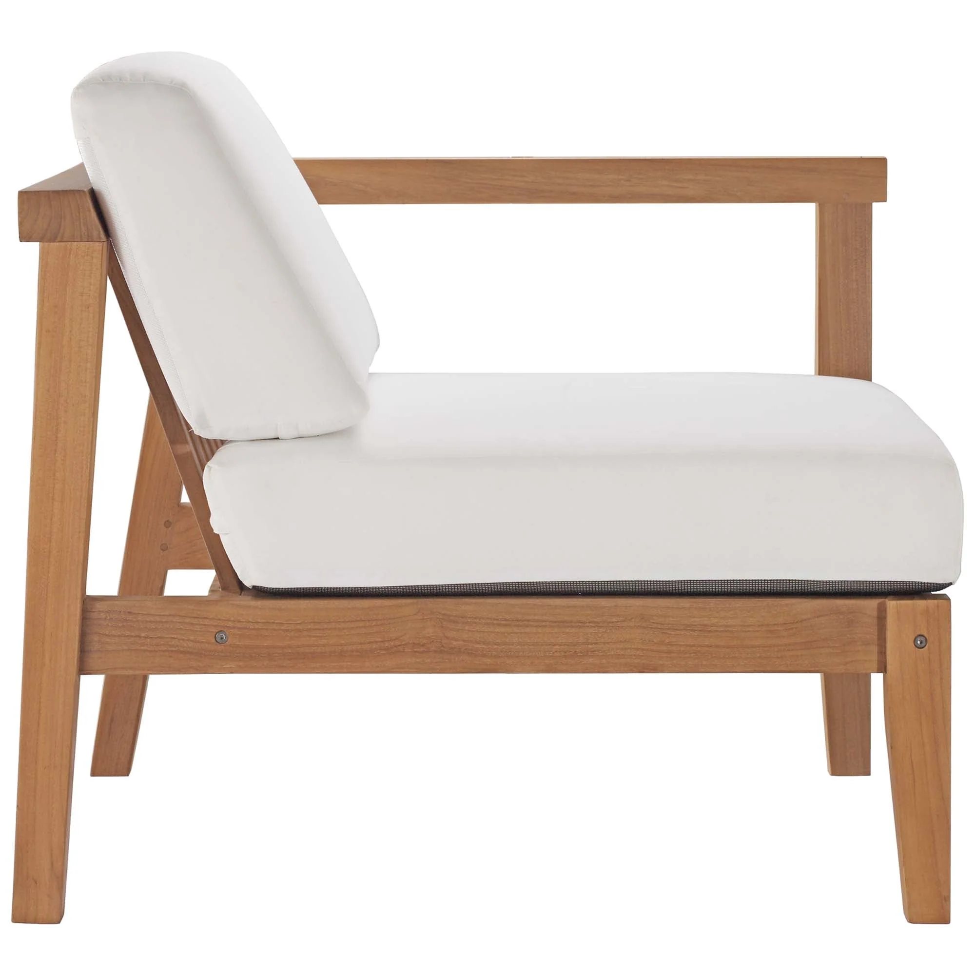 Bayport Outdoor Patio Teak Wood 2-Seater Loveseat - Image 10