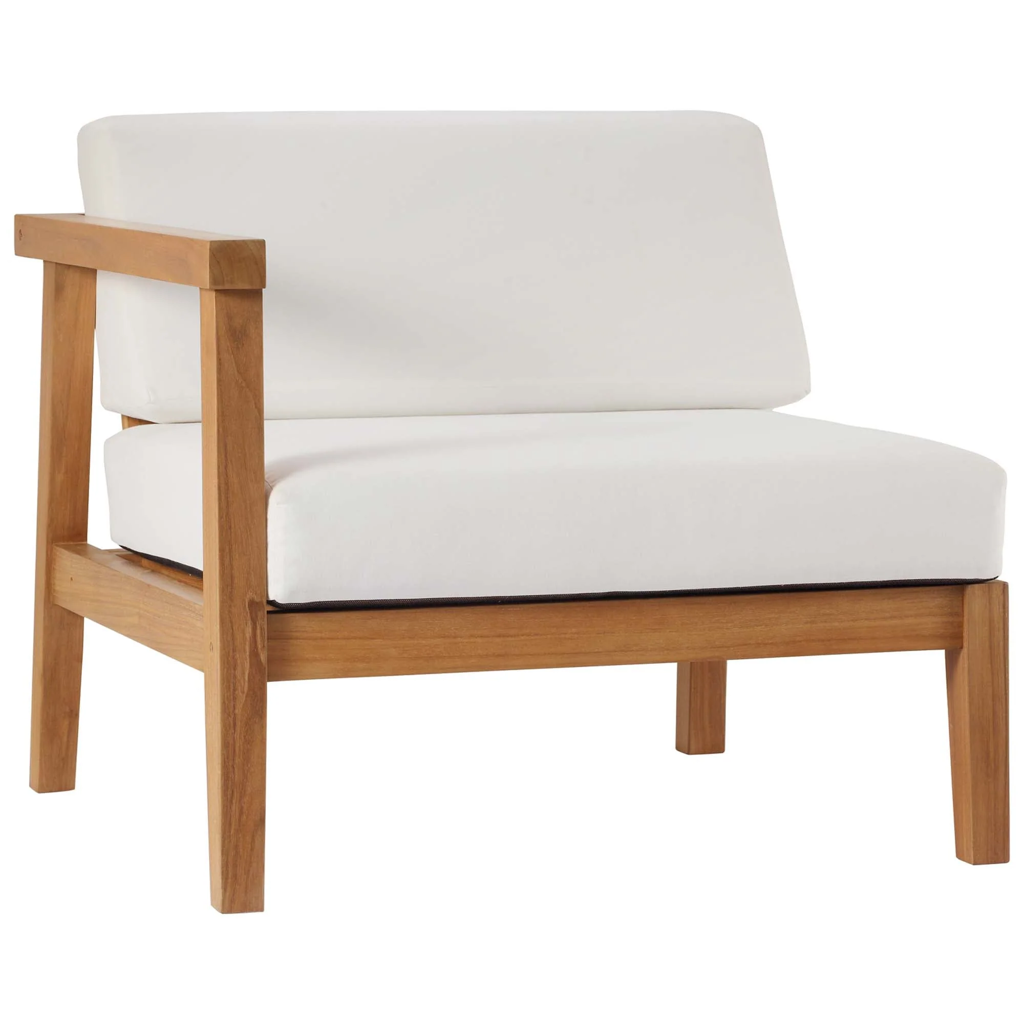 Bayport Outdoor Patio Teak Wood 2-Seater Loveseat - Image 6