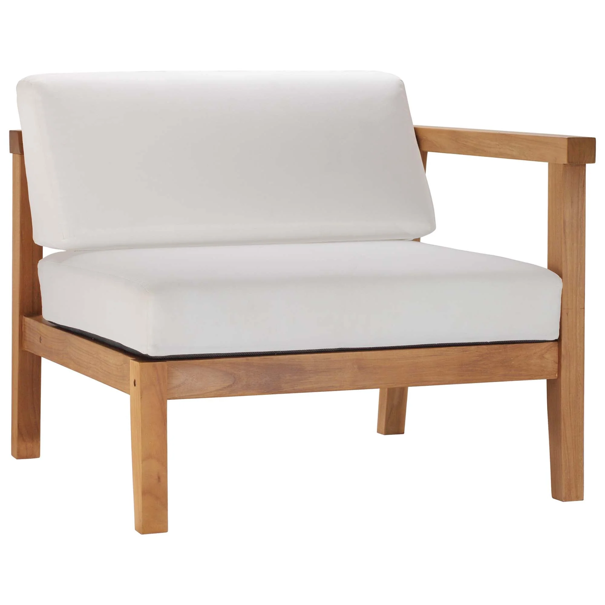 Bayport Outdoor Patio Teak Wood 2-Seater Loveseat - Image 9