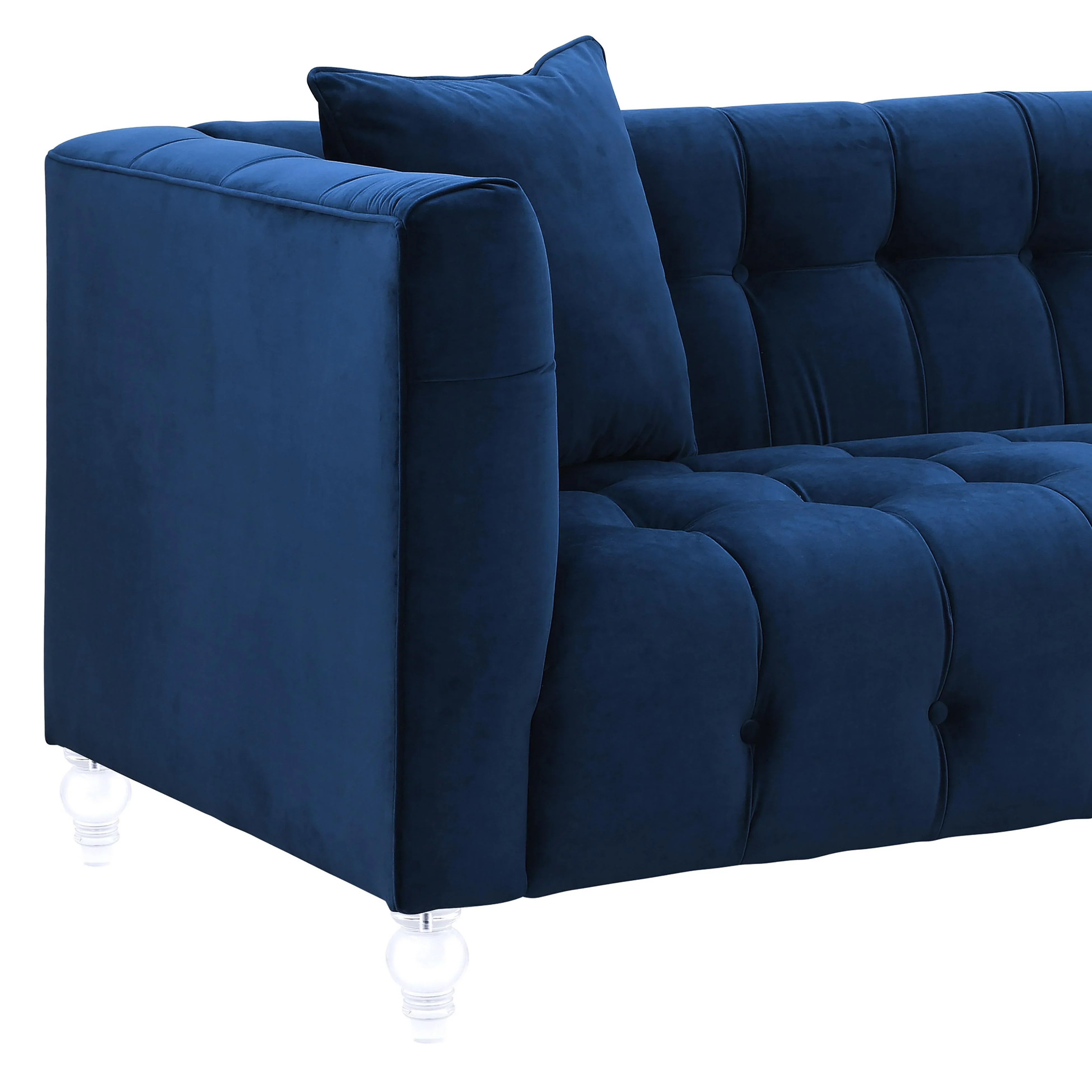 Bea 90.6" Performance Velvet Tufted Sofa - Image 22