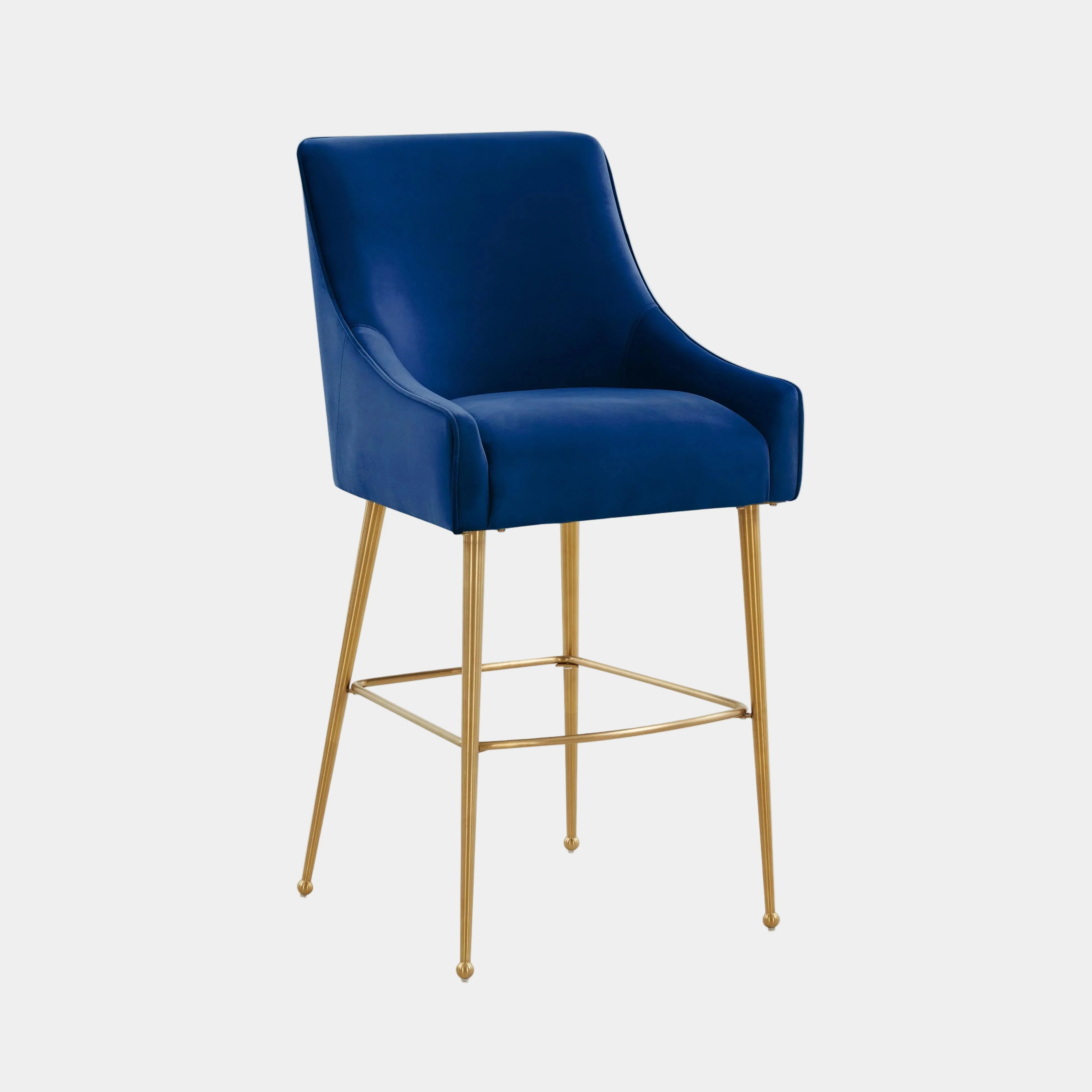 Beatrix Performance Velvet Stool - Image 19