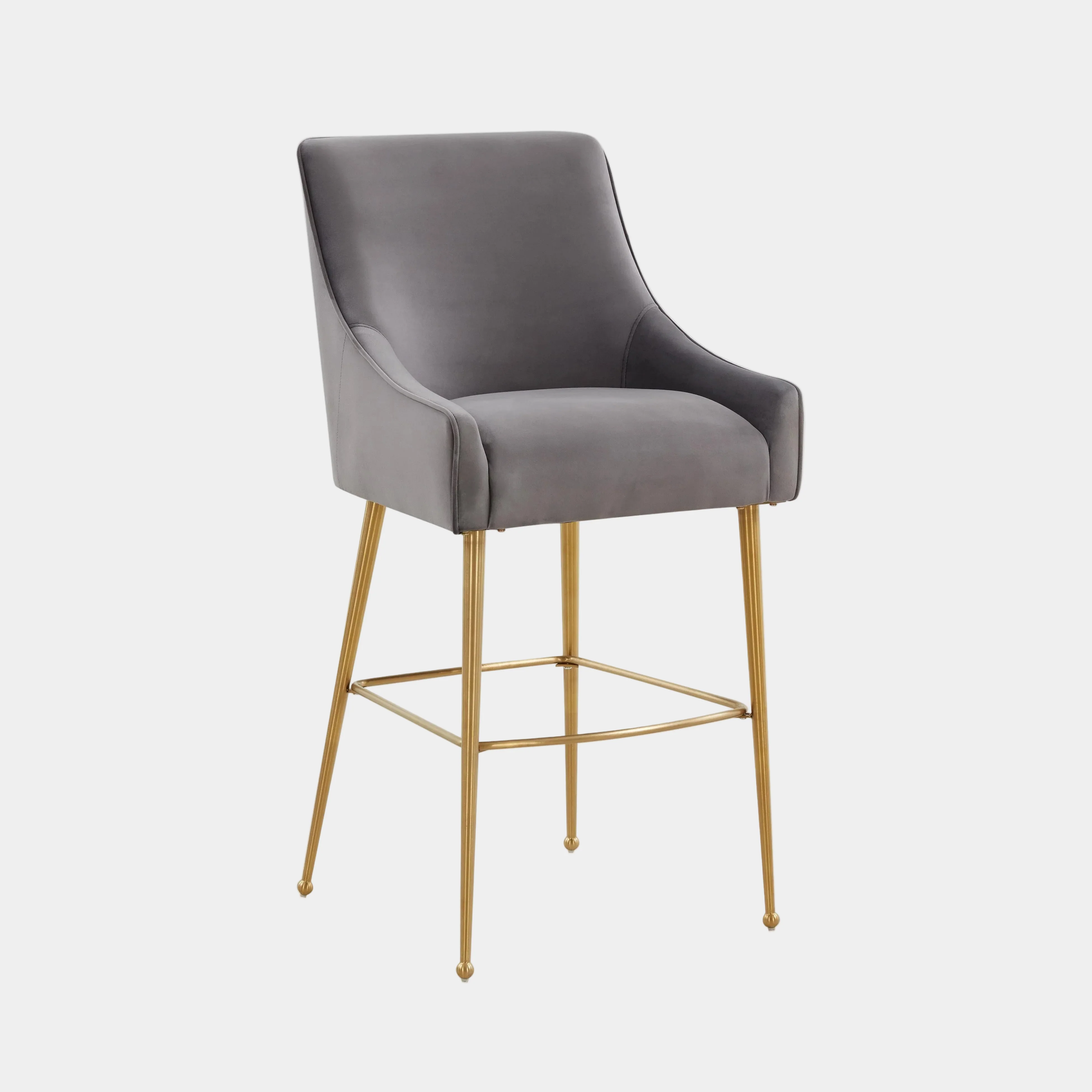 Beatrix Performance Velvet Stool - Image 25