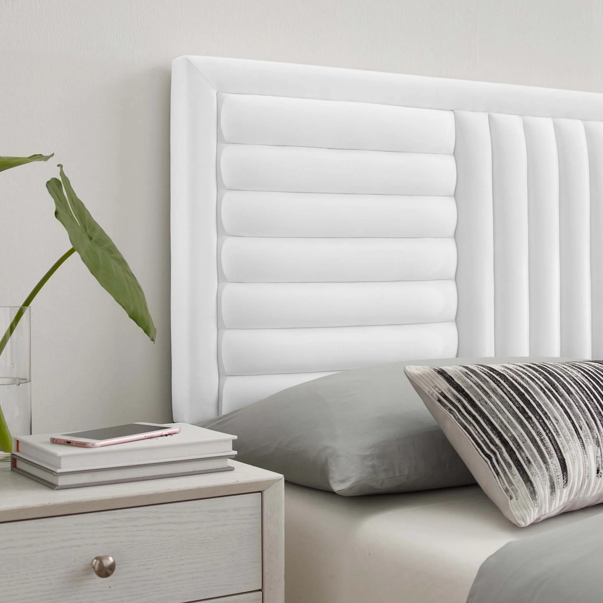 Believe Channel Tufted Performance Velvet Headboard - Image 11