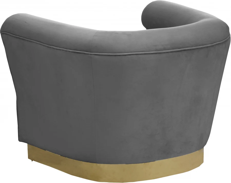 Bellini Velvet Upholstered Chair - Image 3