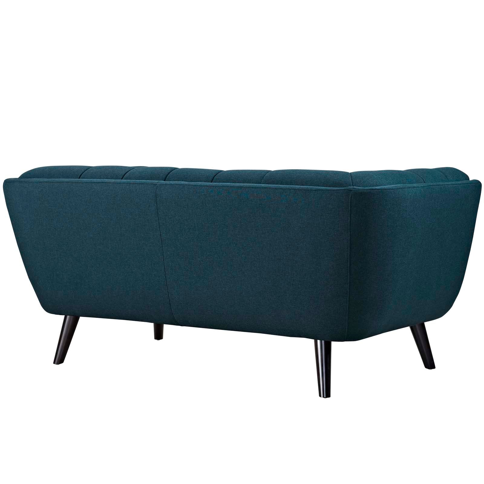 Bestow 2 Piece Upholstered Fabric Loveseat and Armchair Set - Image 3