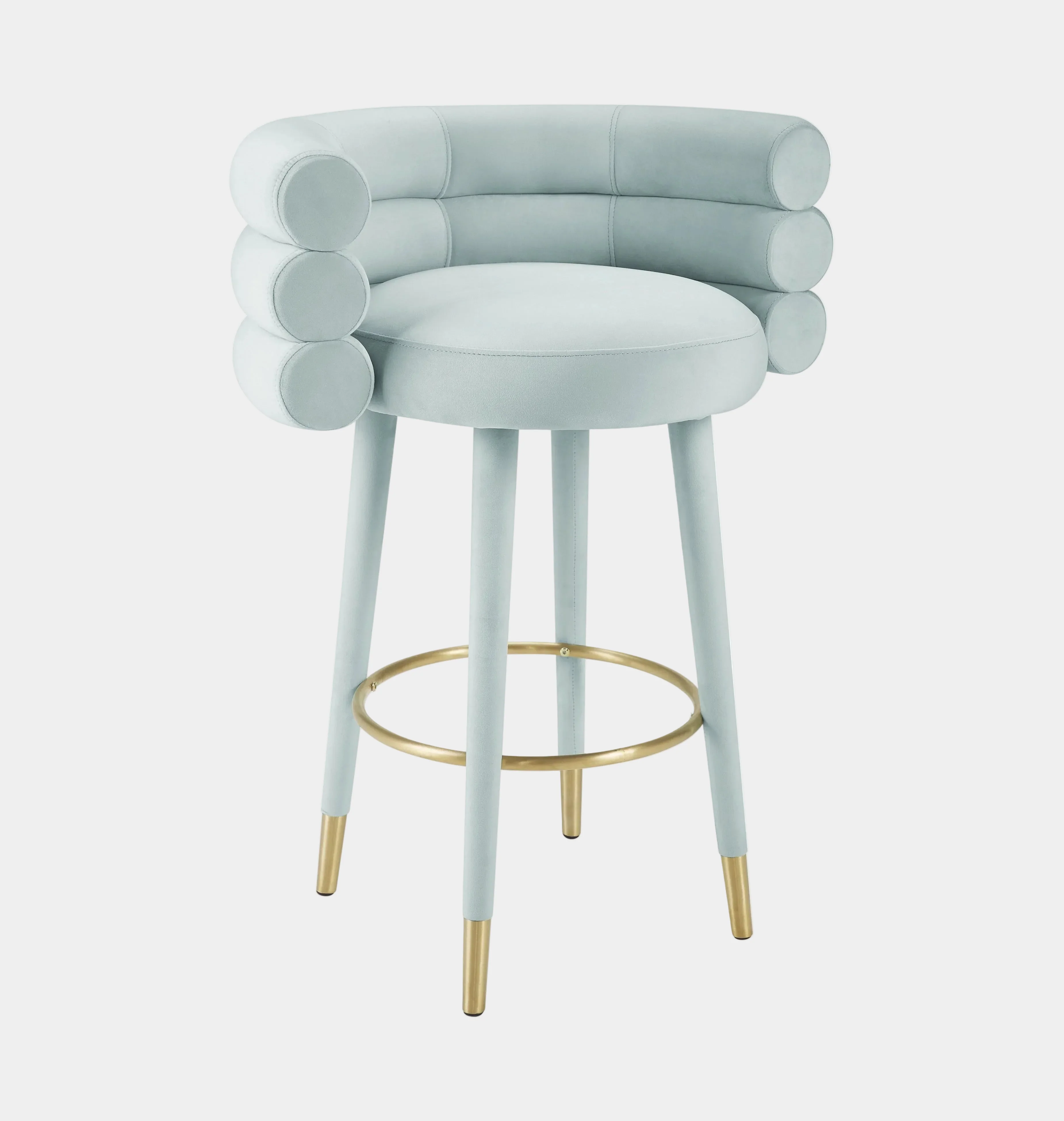 Betty Performance Velvet Stool - Image 12