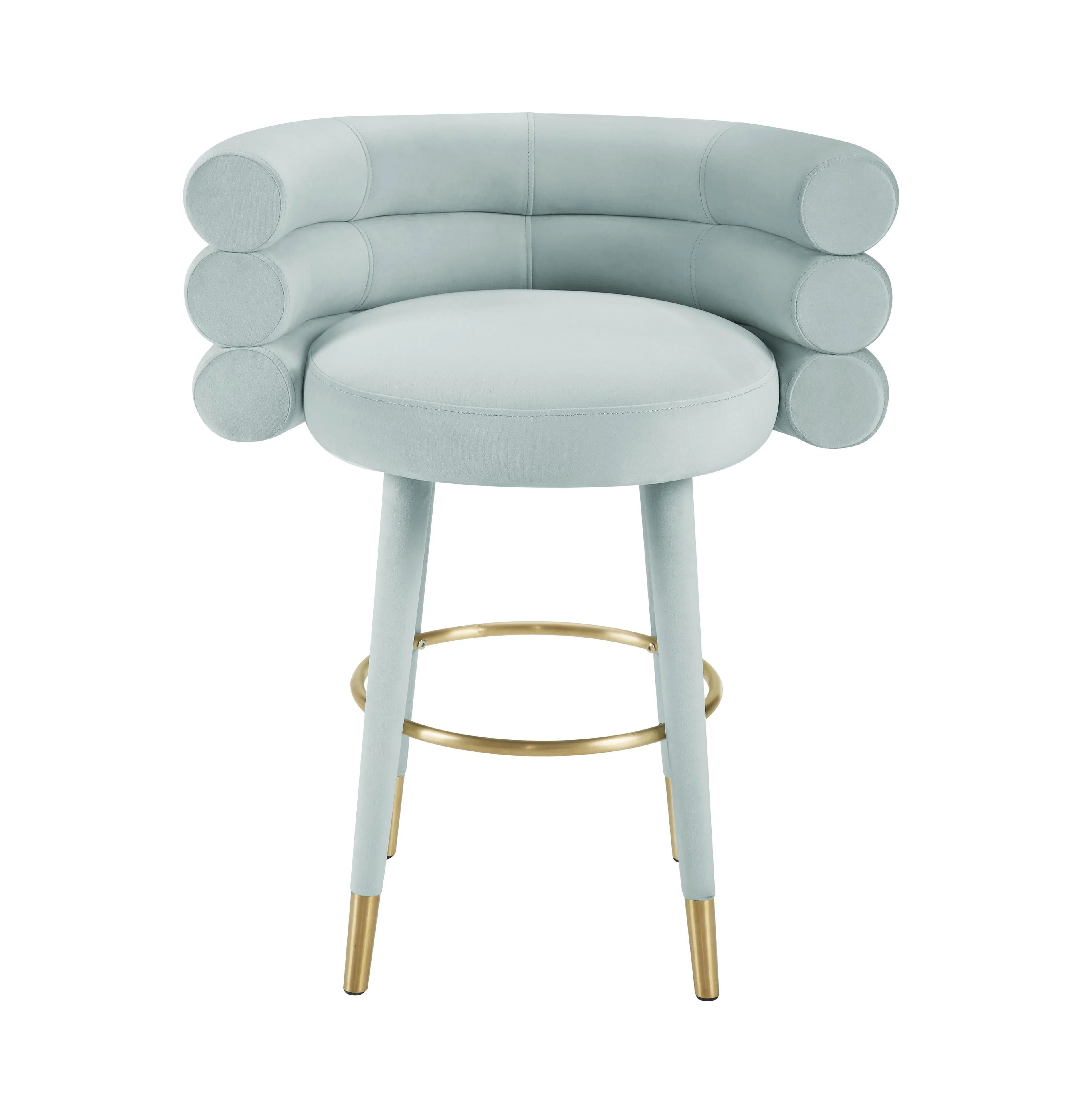 Betty Performance Velvet Stool - Image 19