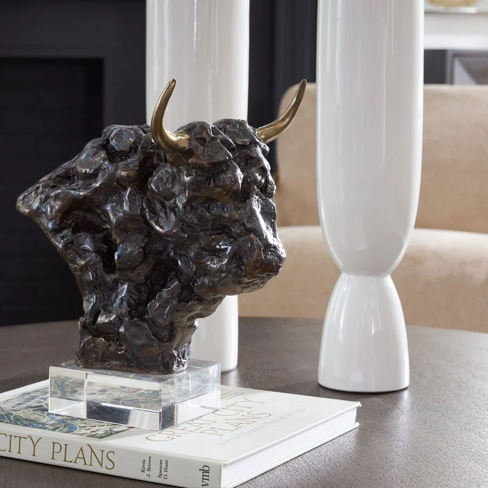 Bison Bust, Sculpture - Image 2