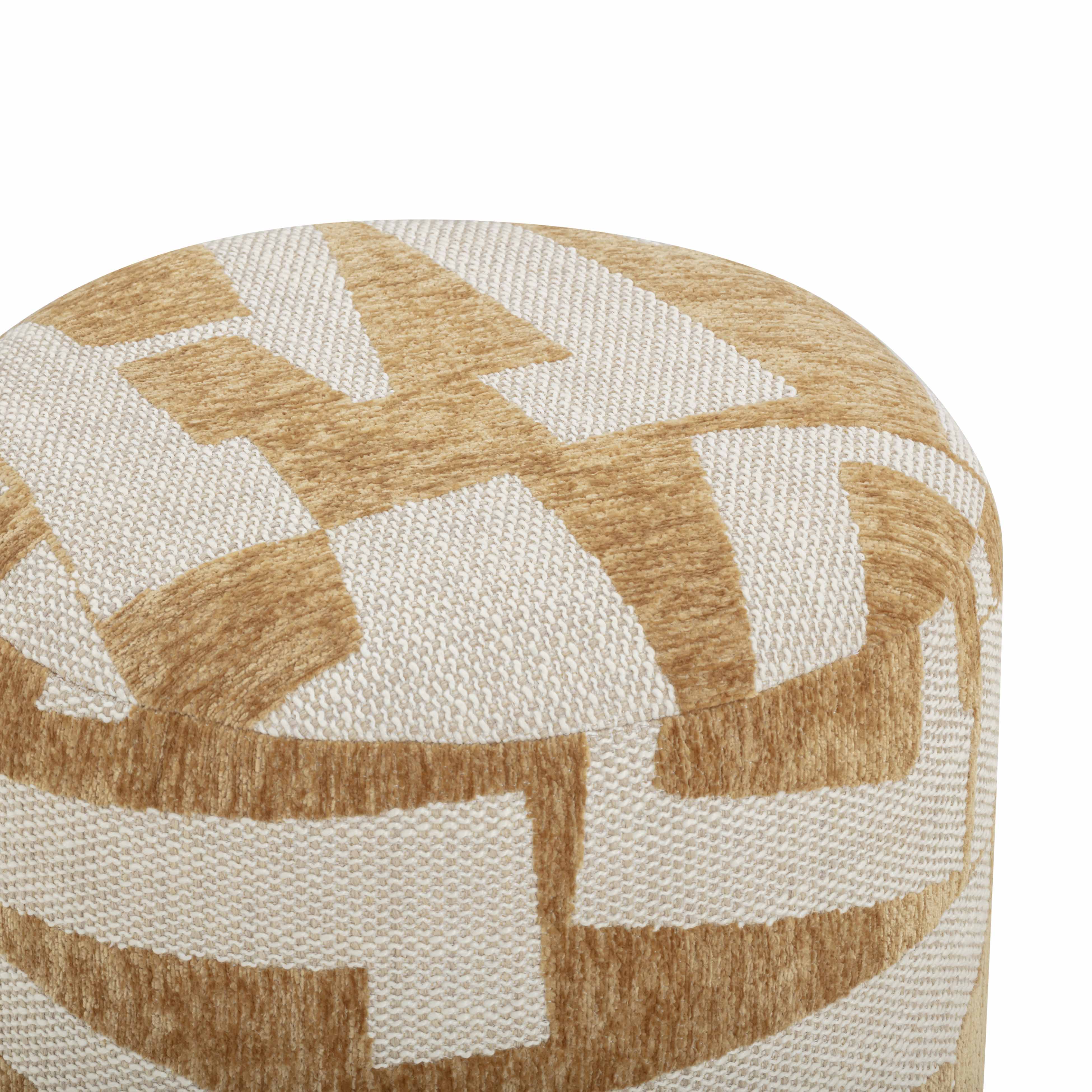 Bisou Performance Jacquard Ottoman - Image 2