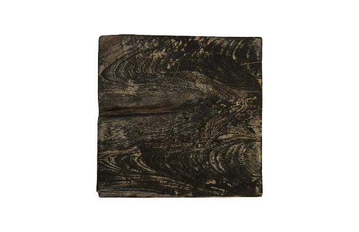 Black Wash Stool Square - Image 3