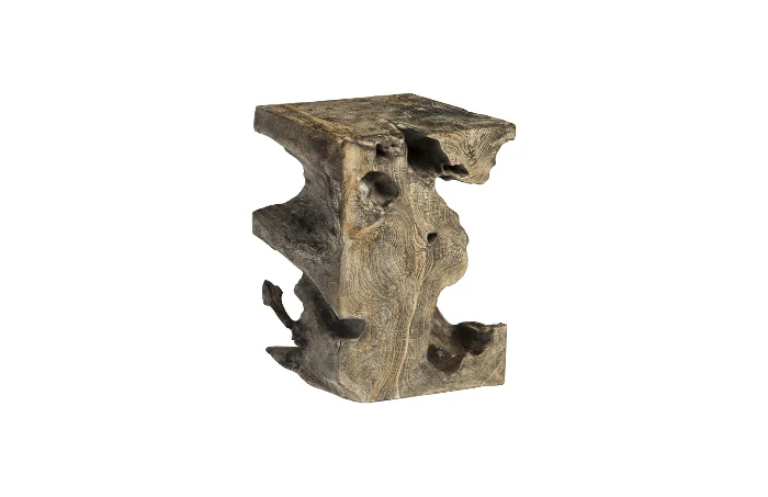 Black Wash Stool Square - Image 4