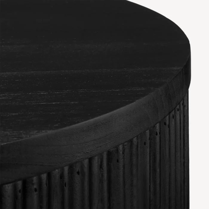 Wooden Coffee Table - Black - Image 2