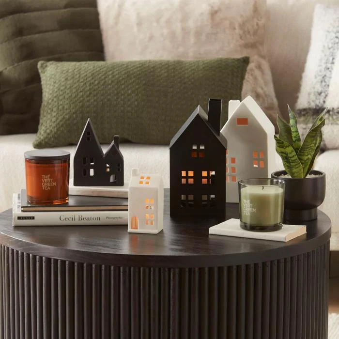 Wooden Coffee Table - Black - Image 3