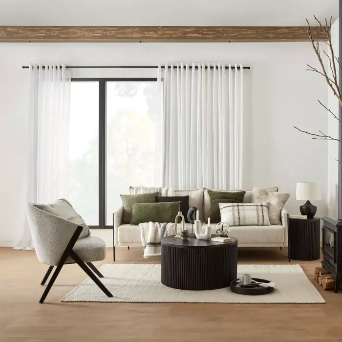 Wooden Coffee Table - Black - Image 4