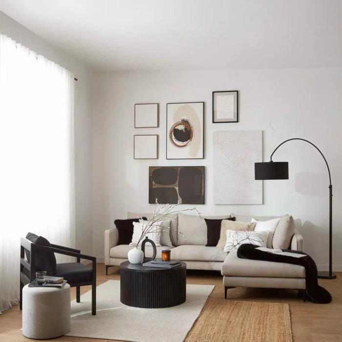 Wooden Coffee Table - Black - Image 8