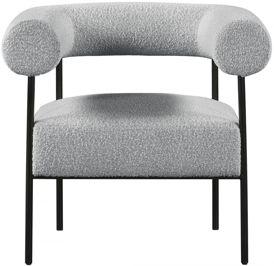 Blake Boucle Fabric Upholstered Accent Chair - Image 15