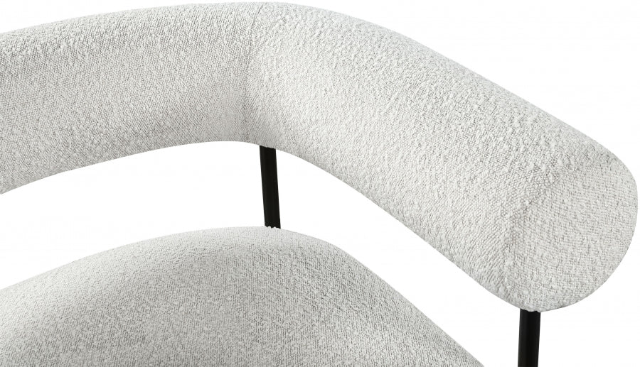 Blake Boucle Fabric Upholstered Accent Chair - Image 24