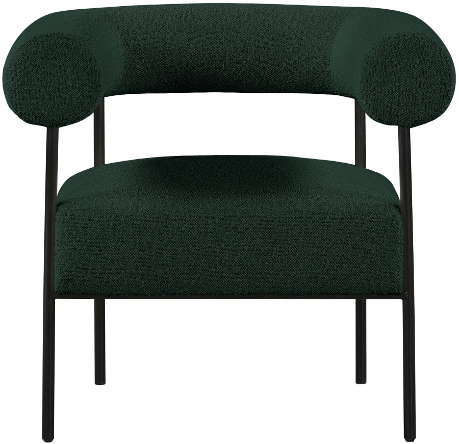 Blake Boucle Fabric Upholstered Accent Chair - Image 32
