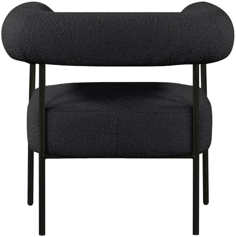 Blake Boucle Fabric Upholstered Accent Chair - Image 4