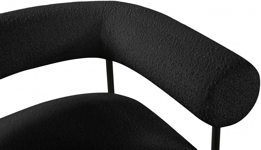 Blake Boucle Fabric Upholstered Accent Chair - Image 7