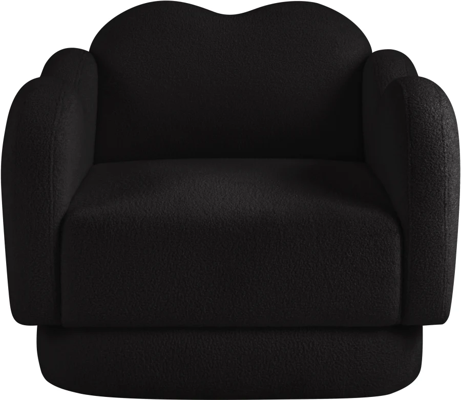 Bloom Teddy Fabric Upholstered Accent Chair - Image 3