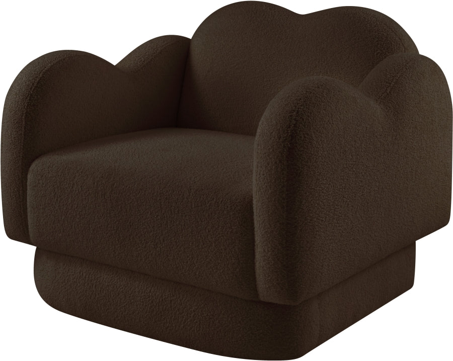 Bloom Teddy Fabric Upholstered Accent Chair - Image 48