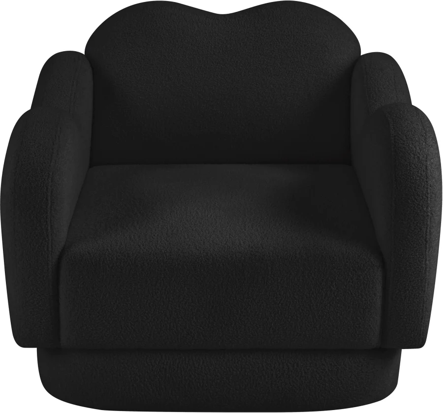 Bloom Teddy Fabric Upholstered Accent Chair - Image 6