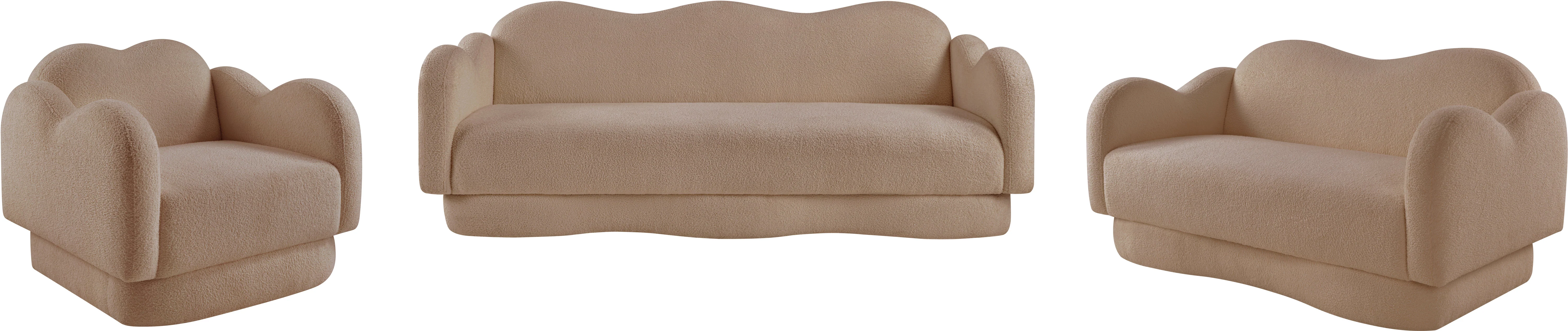 Bloom Teddy Fabric Upholstered Accent Chair - Image 64