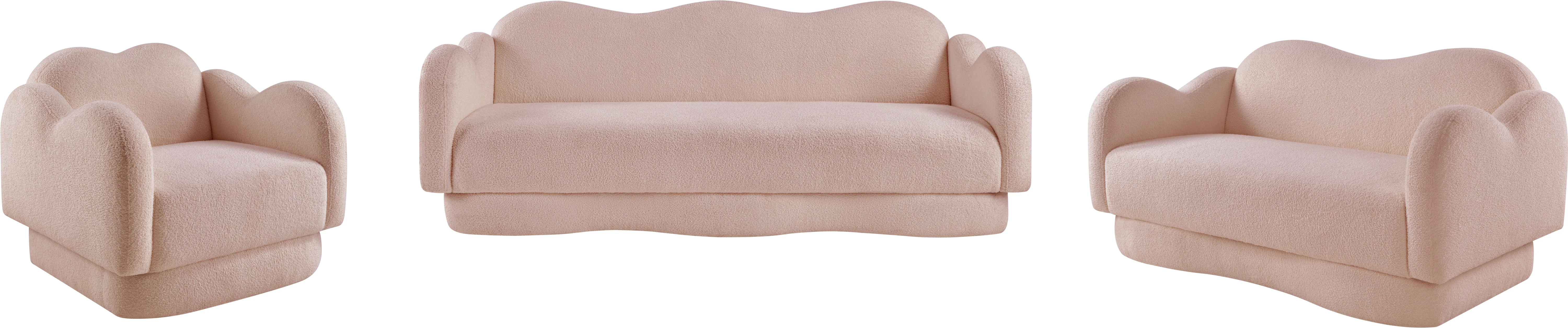 Bloom Teddy Fabric Upholstered Accent Chair - Image 78