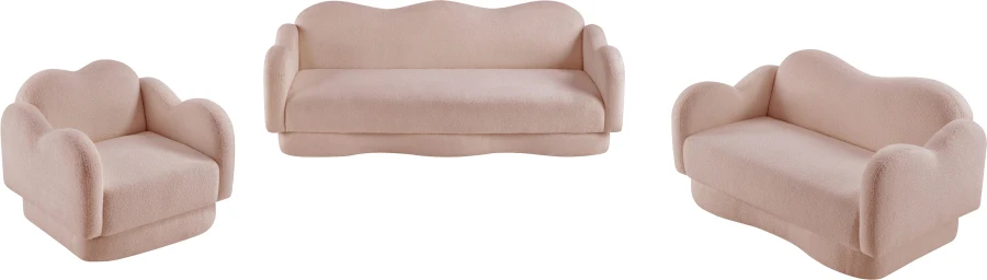 Bloom Teddy Fabric Upholstered Accent Chair - Image 79