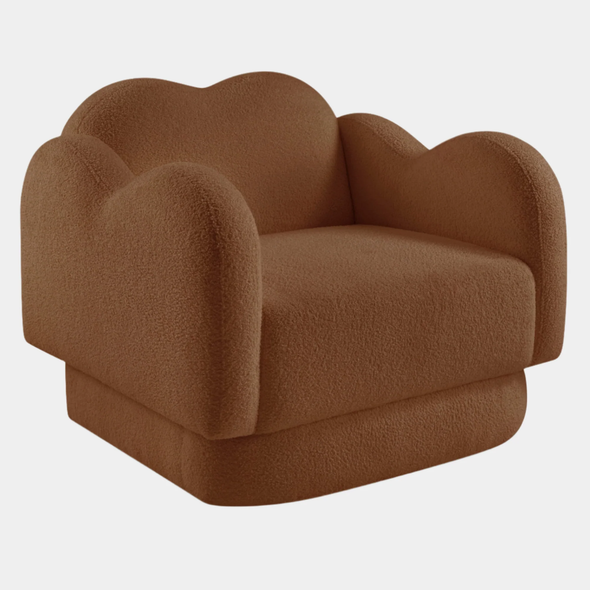 Bloom Teddy Fabric Upholstered Accent Chair - Image 83