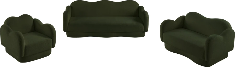 Bloom Teddy Fabric Upholstered Sofa - Image 68