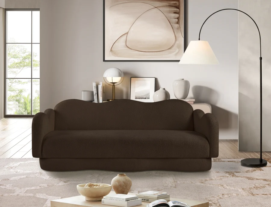 Bloom Teddy Fabric Upholstered Sofa - Image 74